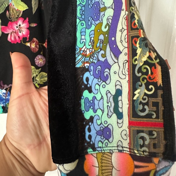 Johnny Was Dreamer Velvet  Floral Mix Set XS - Picture 10 of 13